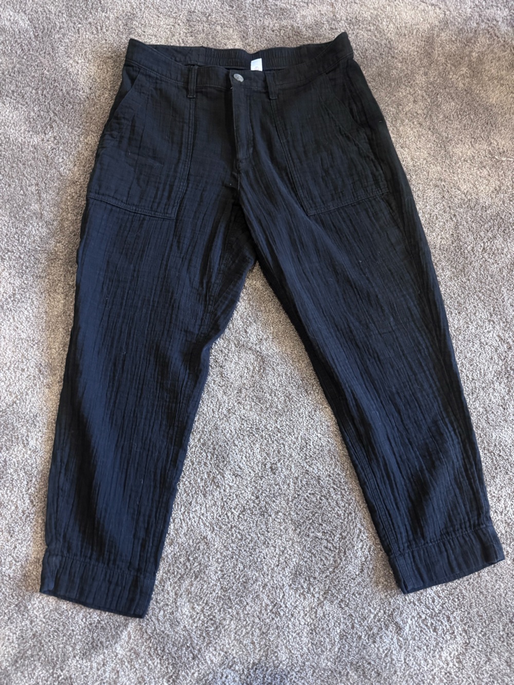 Old Navy Women’s Black Textured Chinos